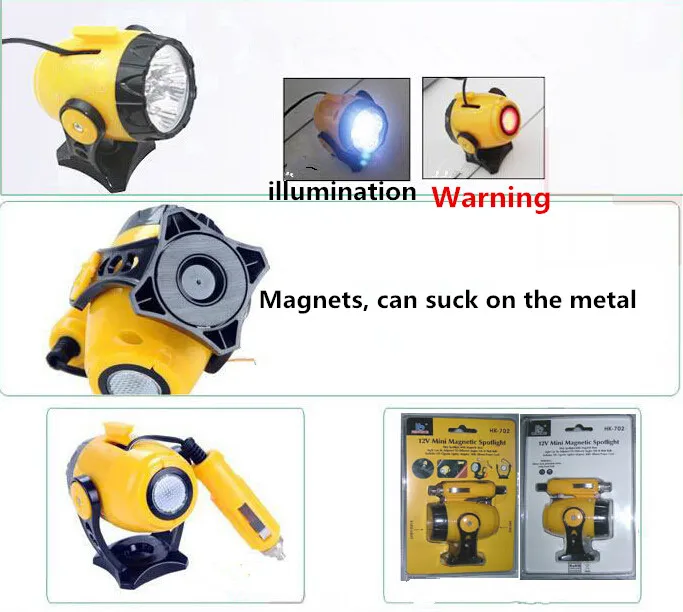 Автомобильные аварийные огни 12 В светодиодная Автомобильная Ночная