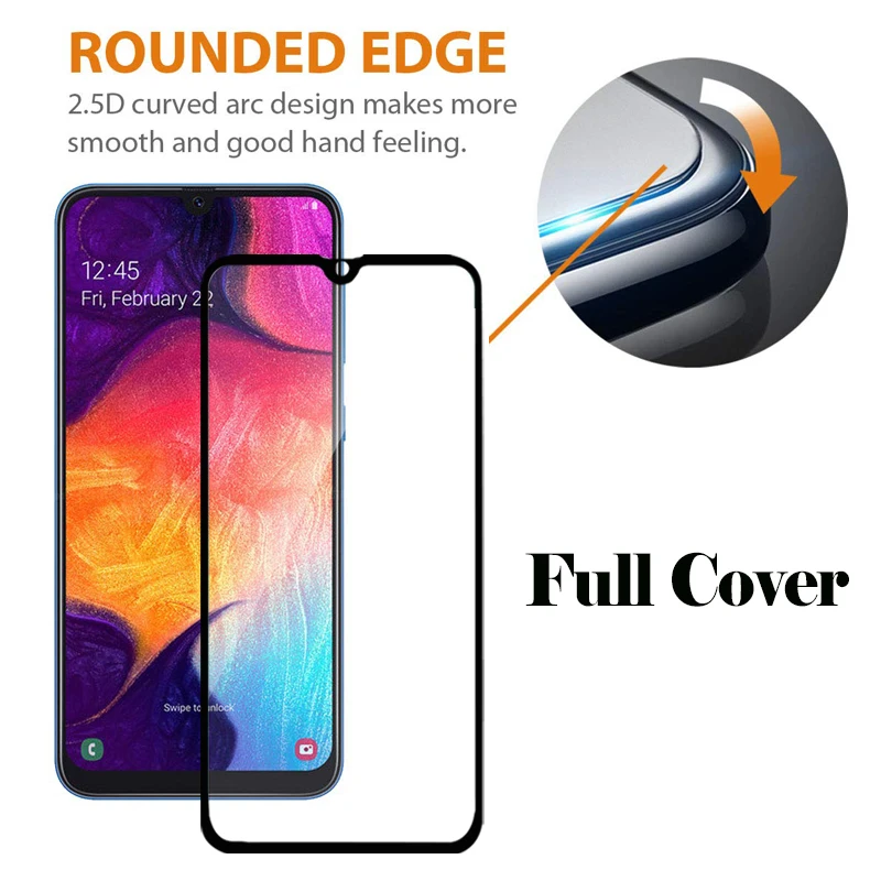 Защитное стекло для samsung Galaxy a30 Защитная пленка экрана Sam galax 40 a50 A 30 50 30a 50a 40a