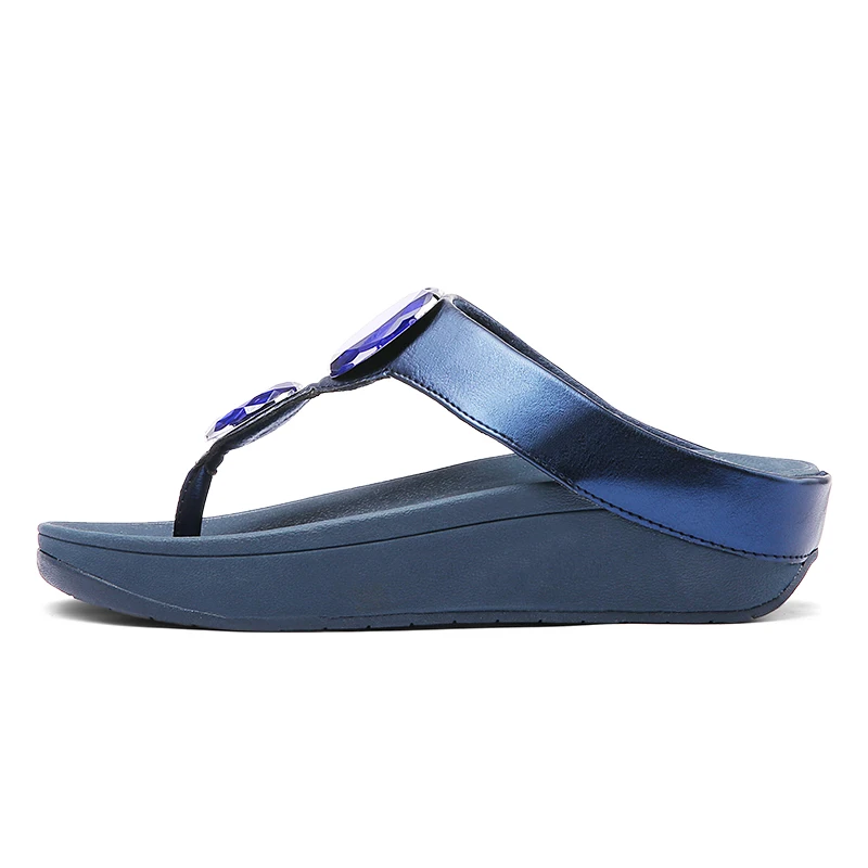 BALTROP New Style Summer Shoes Women Slippers Ladies Fashion Blue Gemstone Beach Flip Flops Sandals chinelos mulher | Обувь