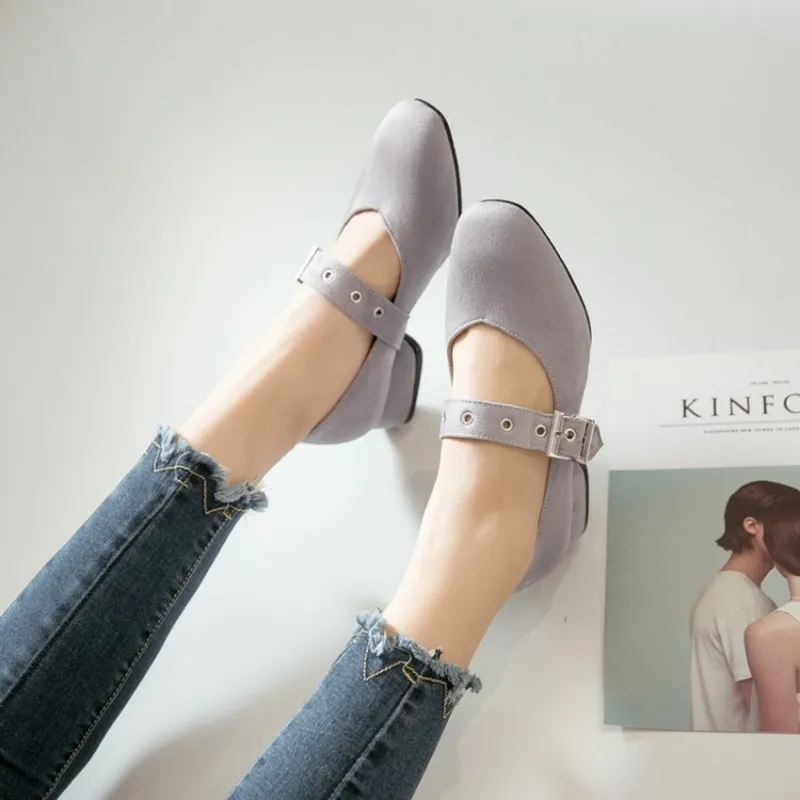 Женские туфли с квадратным носком размеры 34 48|women mary jane shoes|mary shoeswomen janes |