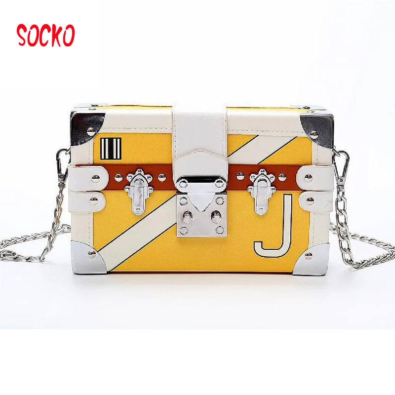 

Luxury Box shape Tote Women Handbag hollow lock retro Evening Clutch Bag Ladies Prom Party Purse Shoulder Bag h48