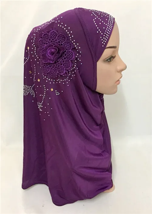 06 Purple Исламский женский головной платок головной убор мусульманский хиджаб внутренняя шапка обертывание шаль шарф Рамадан арабский Амира платок полное покрытие Тюрбан Хиджаб - Цвет: 06 Purple