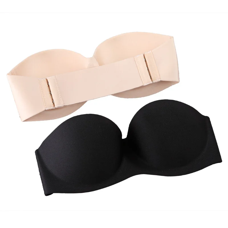 Летнее мягкое женское платье Свадебный бюстгальтер без бретелек женский на