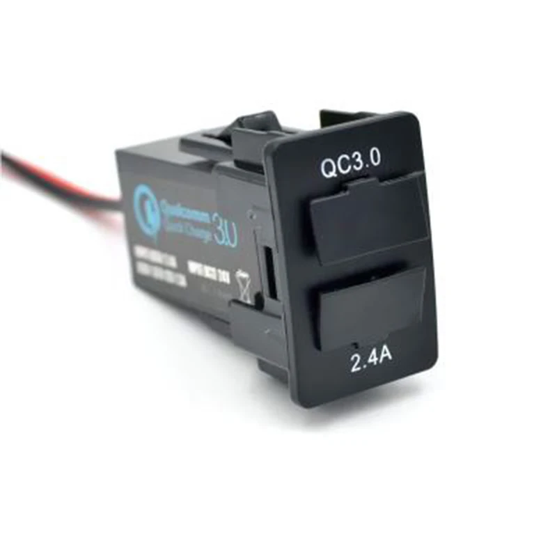 Автомобильное зарядное устройство QC3.0 USB с поддержкой быстрой зарядки для Honda fit