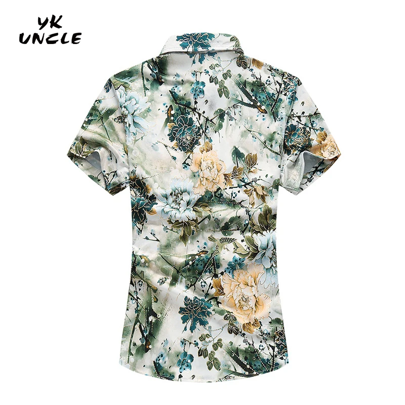 Мужская приталенная рубашка из мерсеризованного хлопка с короткими рукавами|cotton