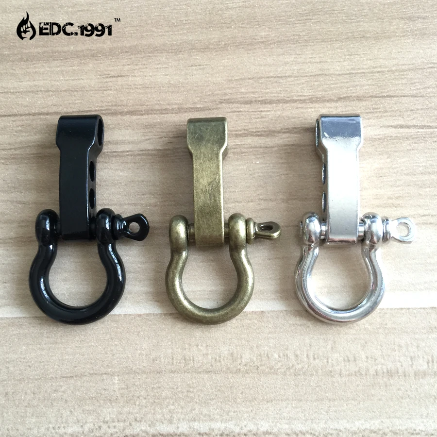

High quality Adjustable O Shape Anchor Shackle Outdoor Survival Rope Paracord Bracelet Buckle For Outdoor Sport EDC tool