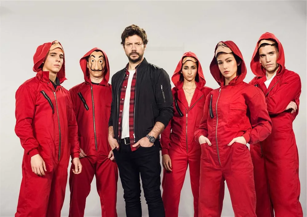 Светло-серый Постеры для наживки денег la casa de papel глянцевый бумажный Декор на стену яркий цвет - Цвет: Светло-серый