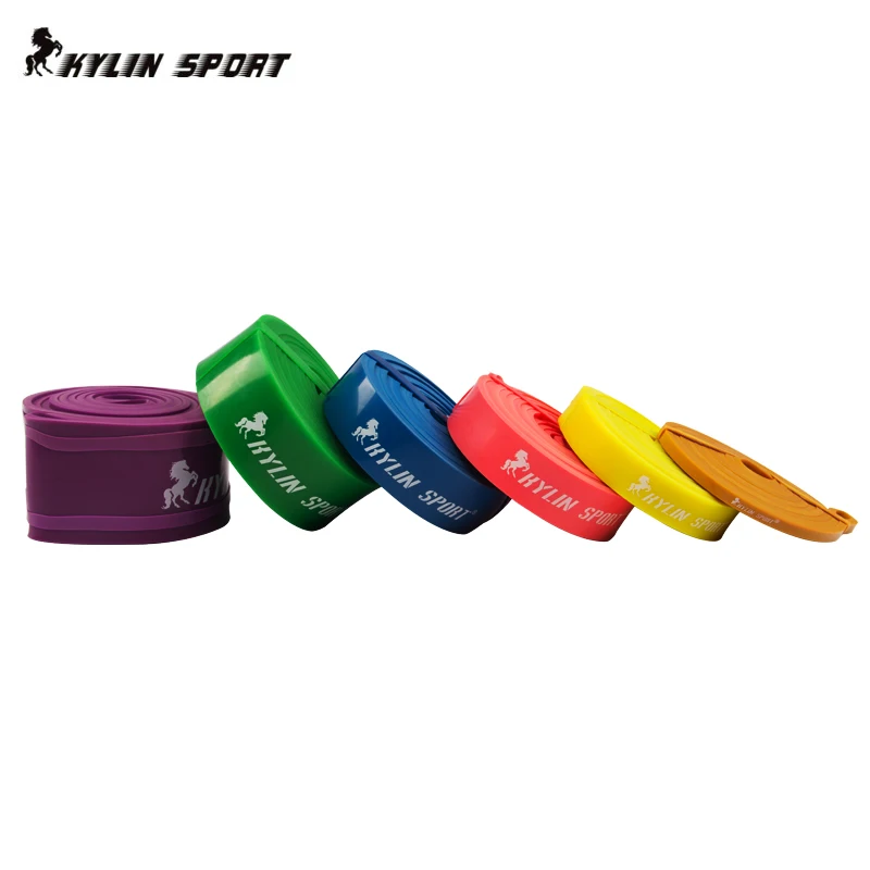 Эластичная лента из натурального латекса 8 цветов 41 дюйм для занятий спортом