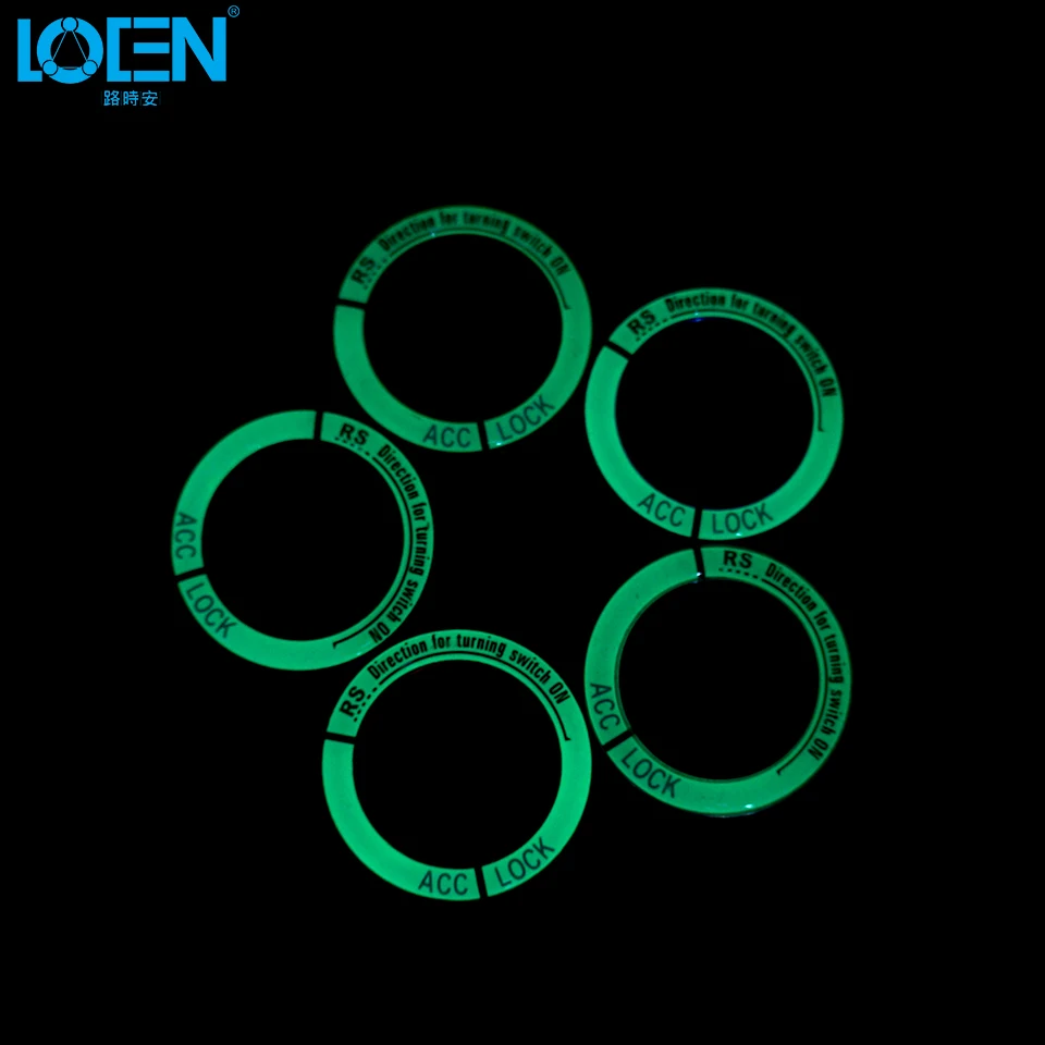 Светящееся кольцо зажигания СТАРТ стоп отверстие для ключей 5 цветов RS