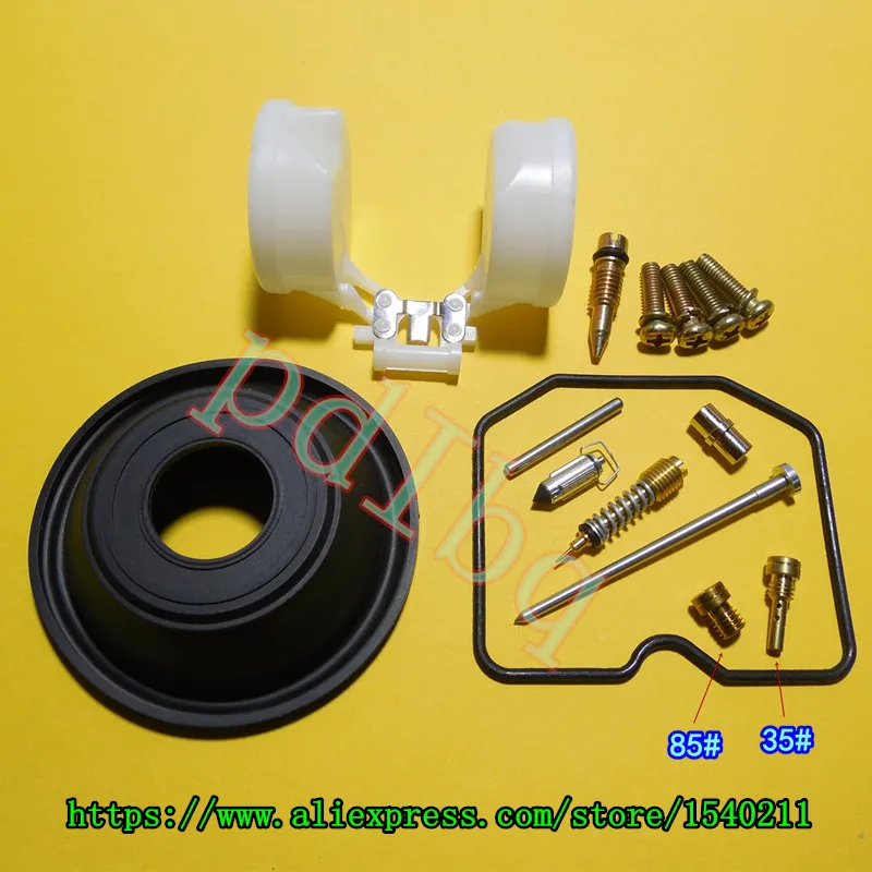 1 набор$12,5) 1986-1994 год Kawasaki ZL400 Eliminator Keihin Карбюратор Ремонтный комплект Настройка вакуумной диафрагмы и поплавок