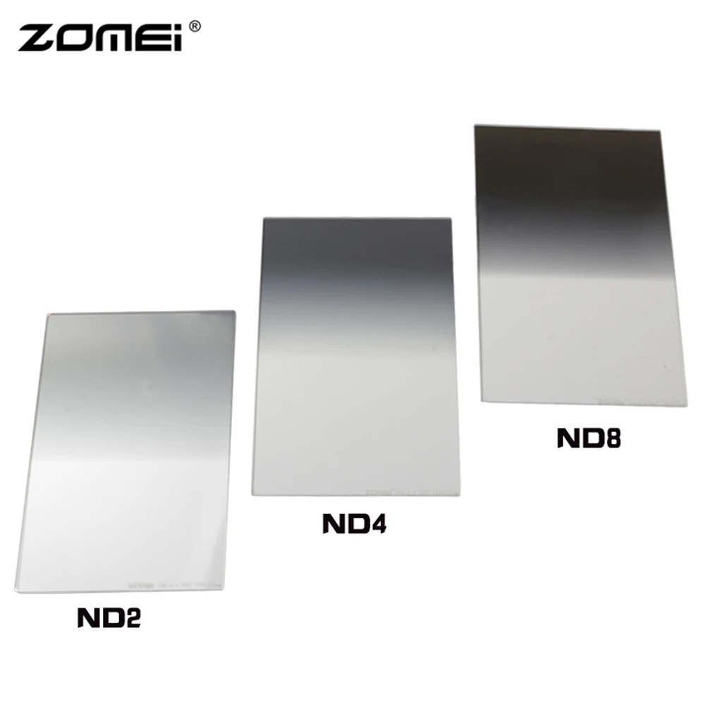 Zomei 150x100 мм фильтр для камеры импортный оптический стеклянный квадратный градиентный фильтр нейтральной плотности ND2 4 8 для камеры Cokin Z DSLR SLR