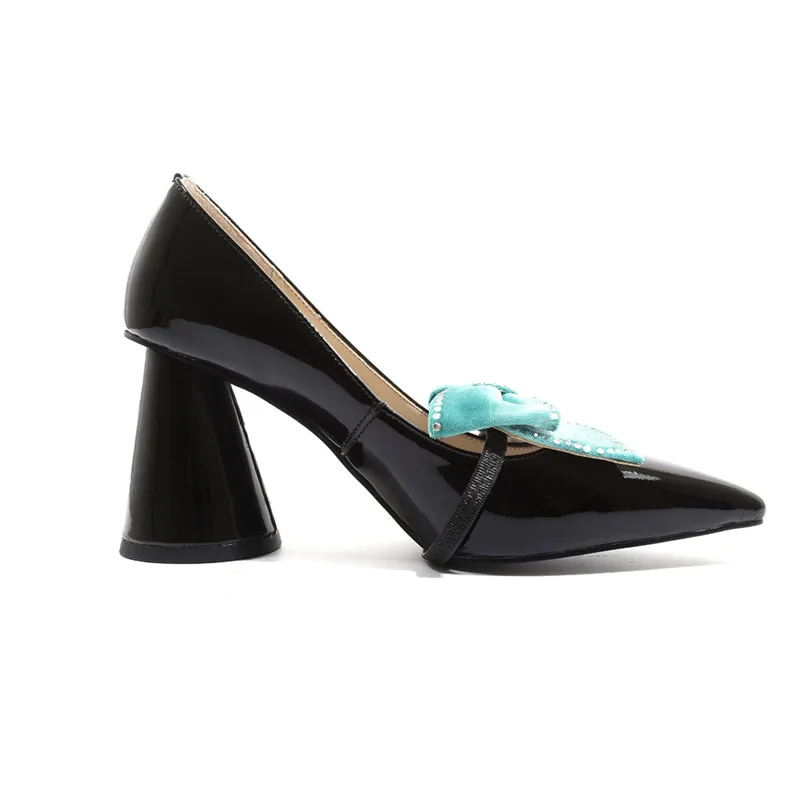 Женские туфли лодочки ASUMER из натуральной кожи с острым носком Классические