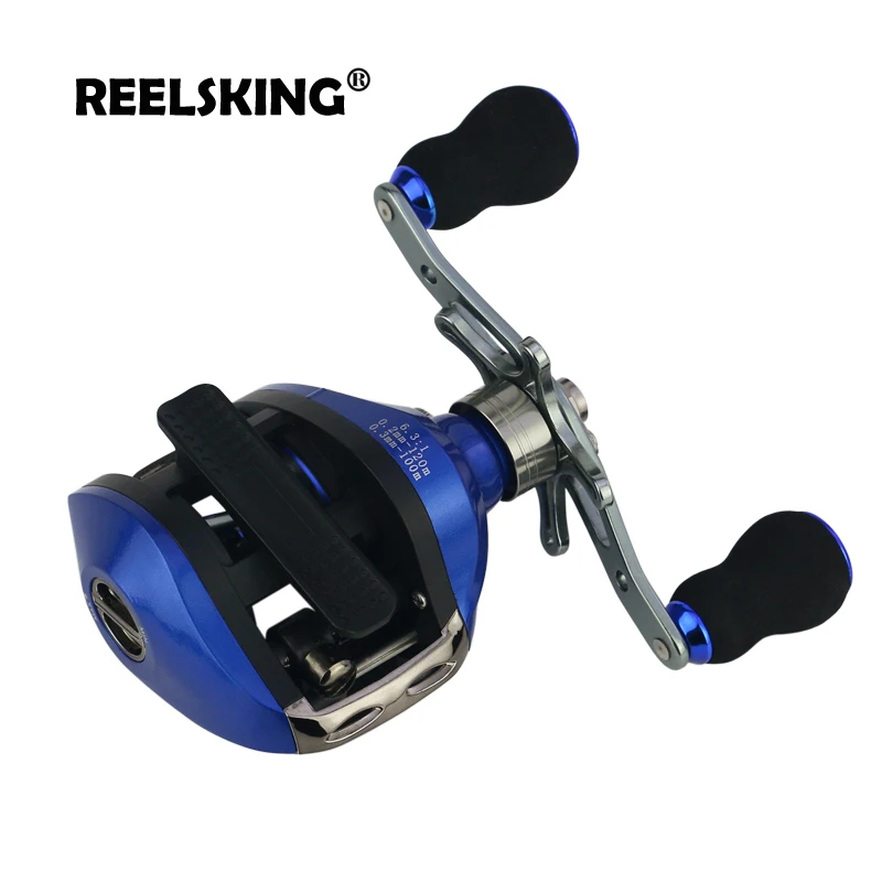 REELSKING Магнитная Тормозная система рыболовная Катушка 8 кг макс. нагрузка 17 + 1 BBs