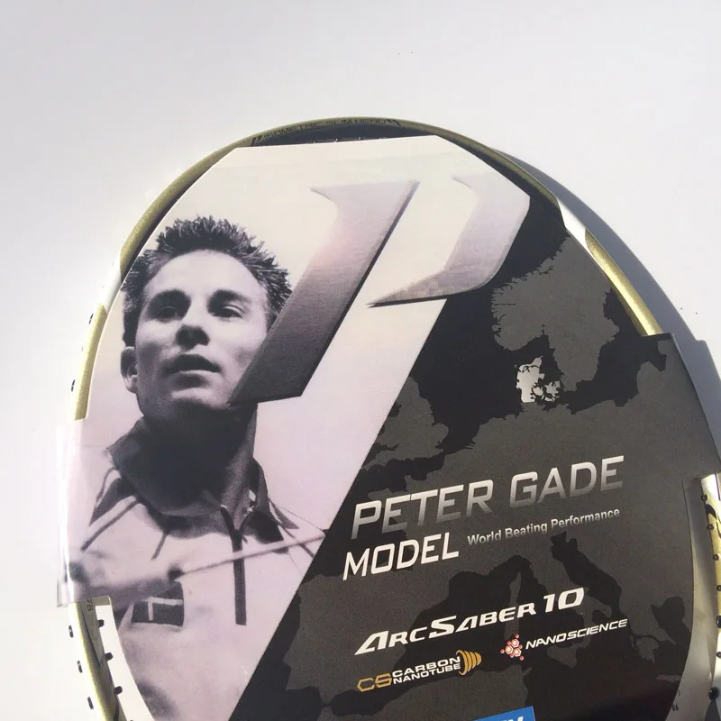 1 шт. YY ракетка для бадминтона ARC 10 peter gade высокое качество PG модель полностью