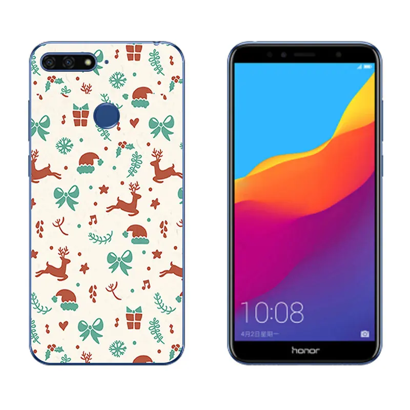 5 7 дюйма для Huawei Honor 7A Pro мягкий ТПУ чехол телефона Прозрачная силиконовая задняя