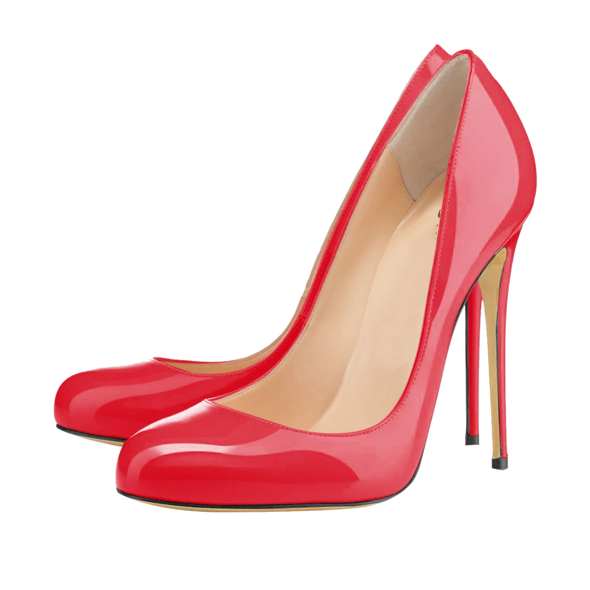 Обувь женские туфли лодочки на высоком каблуке с круглым носком вечерние в