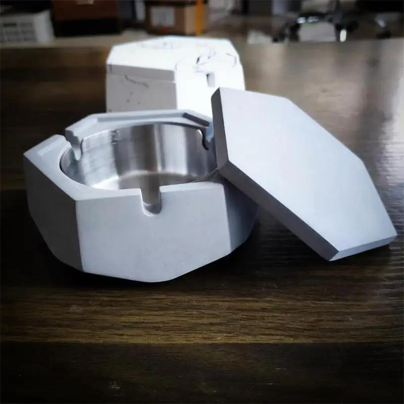 Цементная пепельница скандинавский промышленный ветер креативное украшение для