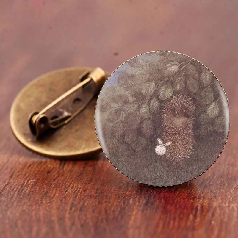 Парные ювелирные изделия Gaxybb с ежиком для мужчин и женщин полное любви цветком