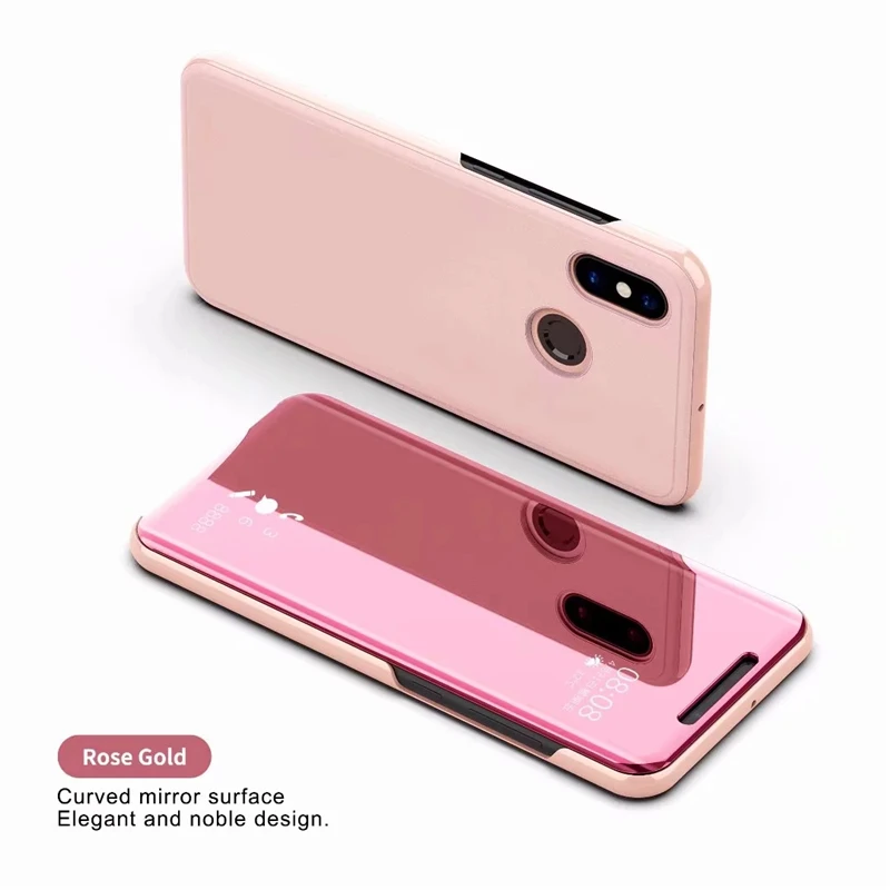 Прозрачный зеркальный чехол из поликарбоната для Xiaomi 5C 5X6 6X8 SE Pocophone F1 Max3 Note 3 Mix2 на Redmi Note 4X5 5 Plus 6 Pro 6A S2