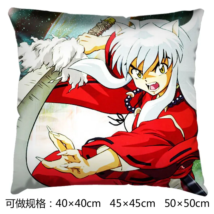 40x40 см аниме Inuyasha Sesshoumaru &amp Подушка Инуяша из полиэстера и хлопка для аксессуары COS