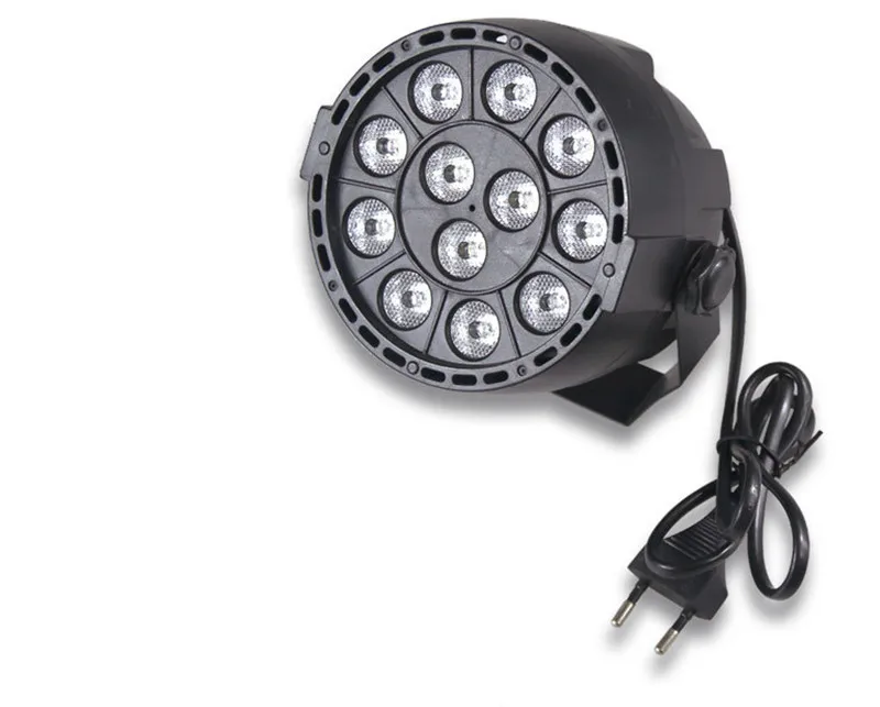 Мини 12 шт. RGBW красный зеленый синий белый светодиодный s светодиодный Par сценический светильник ing Disco DJ клубный эффект свадебное шоу DMX стробоскоп светильник