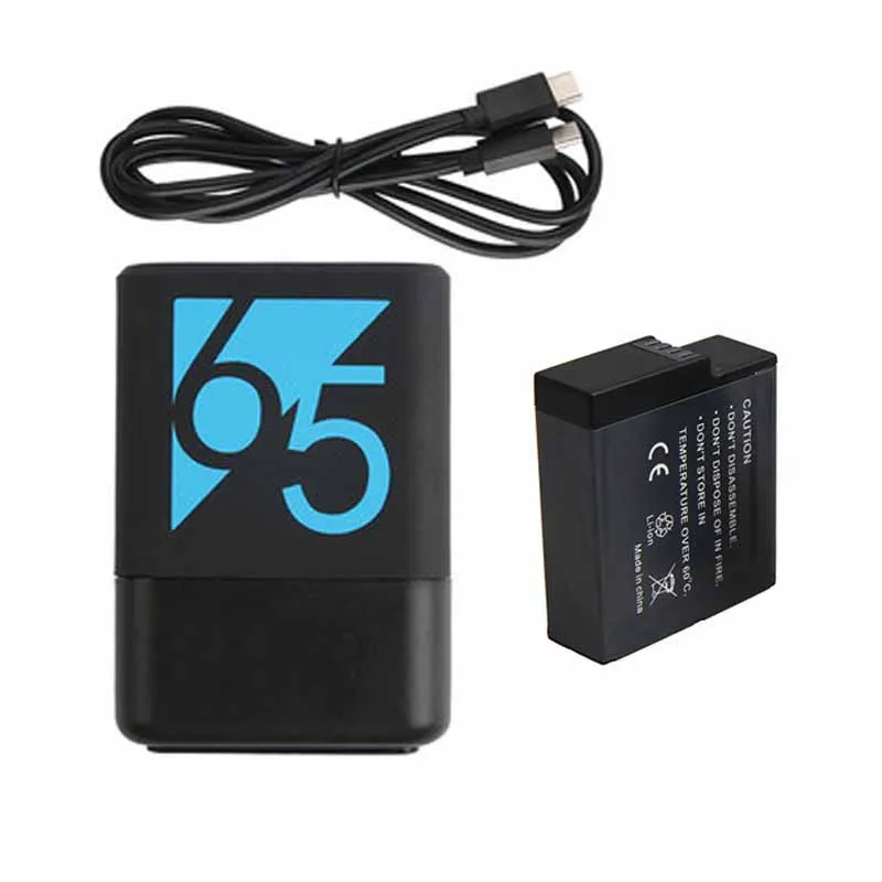 

For 2018 GoPro Hero 5 Go Pro 6 7 8 Batterie + Dual Port TYPE-C Charger battery For GoPro Hero5 6 7 Black Camera