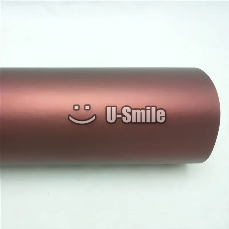 Премиум кофе коричневый матовый металлический виниловый рулон пленки пузыря