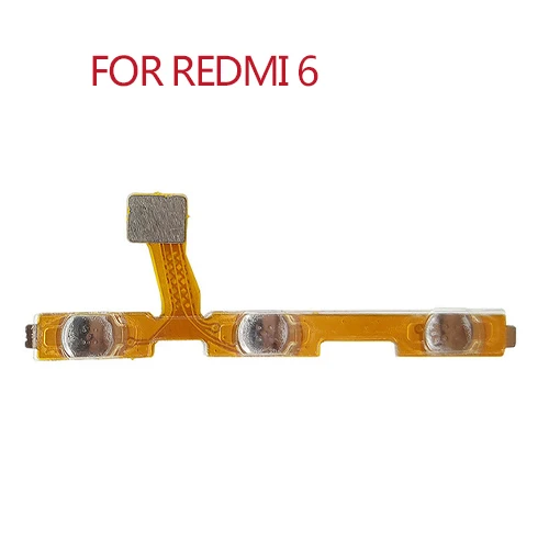 Оригинальный гибкий кабель кнопки питания для XIAOMI Redmi 3 4X5 6 Note 2 4X 4 5 5A клавиша