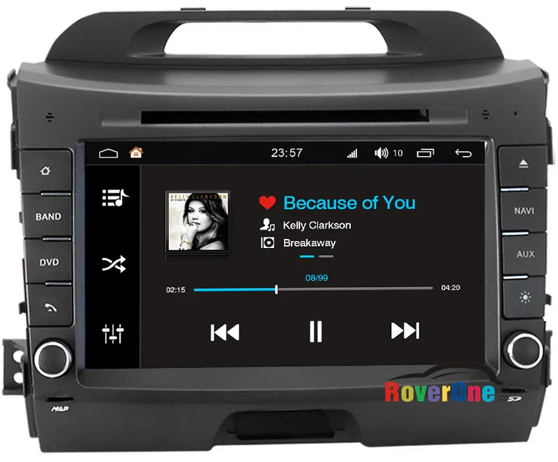 Roverone для Kia Sportage R 2013 2014 2015 android авторадио Car GPS ГЛОНАСС Media Center Центральный