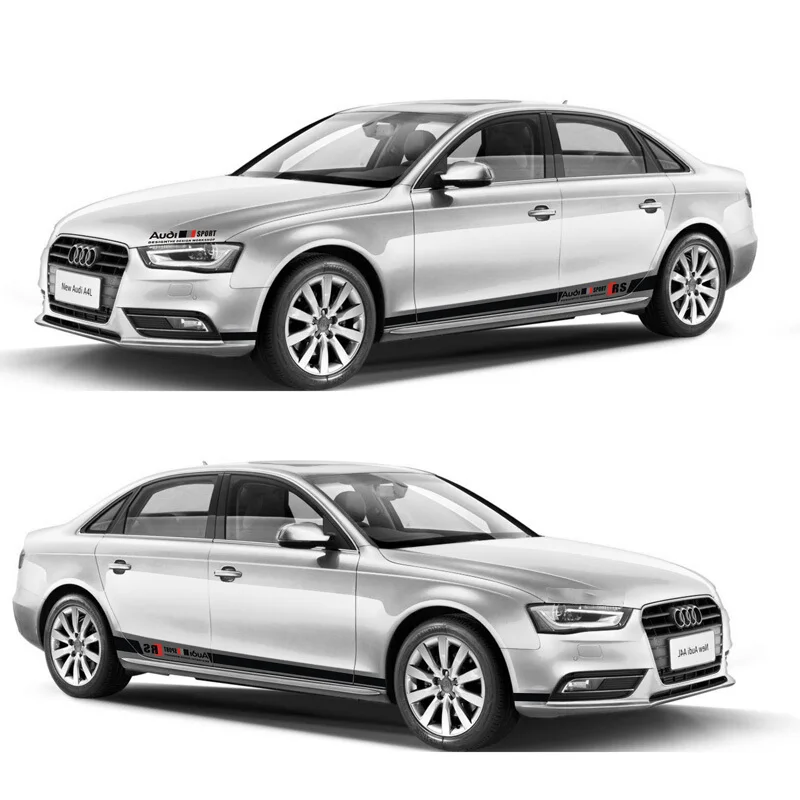 World Datong, автомобильный Стайлинг, Спортивная Автомобильная наклейка для Audi A1 A3 A4L A6L, автомобильные спортивные наклейки для всего тела