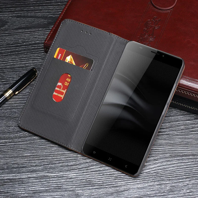 Чехол-книжка iTien с подставкой из прочной кожи для Elephone C1 Max TPU силиконовый