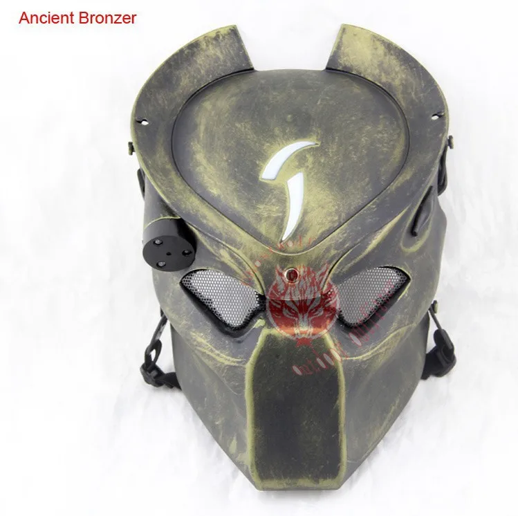 Aline Predator Hunter Хэллоуин пасхальные Вечерние Маски W/Инфракрасный светильник