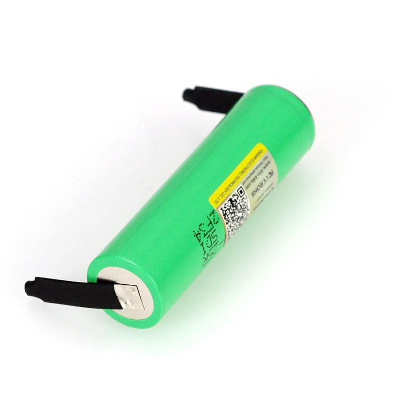 LiitoKala 3,7 V 18650 2500mAh батарея INR1865025R 3,6 V разряда 20A выделенная батарея питания+ никелевый лист DIY