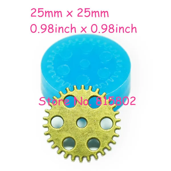 Силиконовая форма ST004U Gears в стиле стимпанк 25 мм|silicone mold|mold foodfood mold |