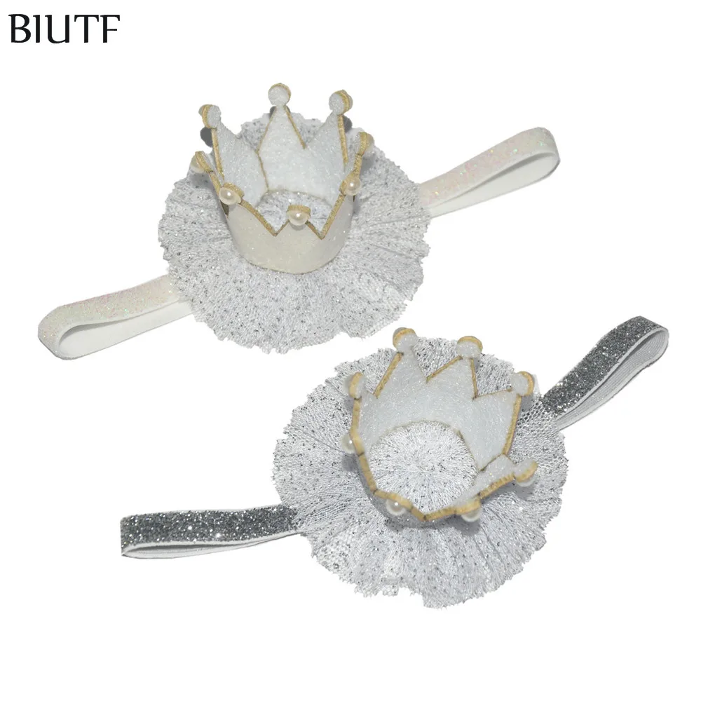 Бесплатная доставка 2 шт./лот блестящая эластичная повязка на голову + белый