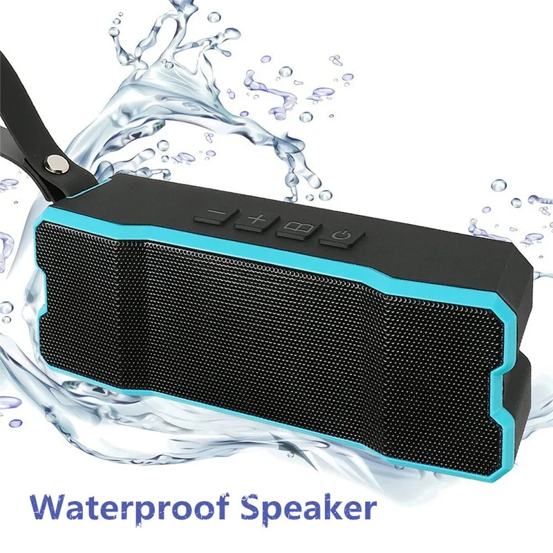 Портативная беспроводная стереоколонка с микрофоном TF-картой для спорта на