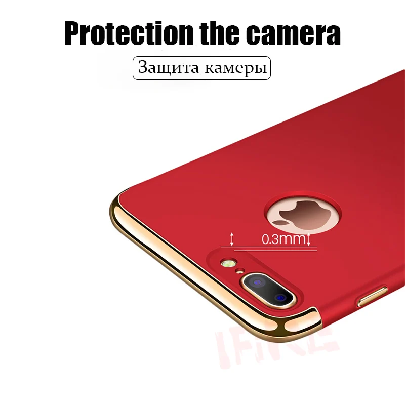 Роскошные Чехлы для телефона с покрытием iphone 6 6s 7 8 Plus полное покрытие защитный