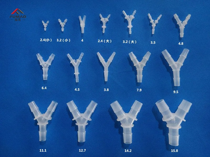 FUMAO оптовая продажа Высококачественная вставка из пластика Тип Y трехходовой