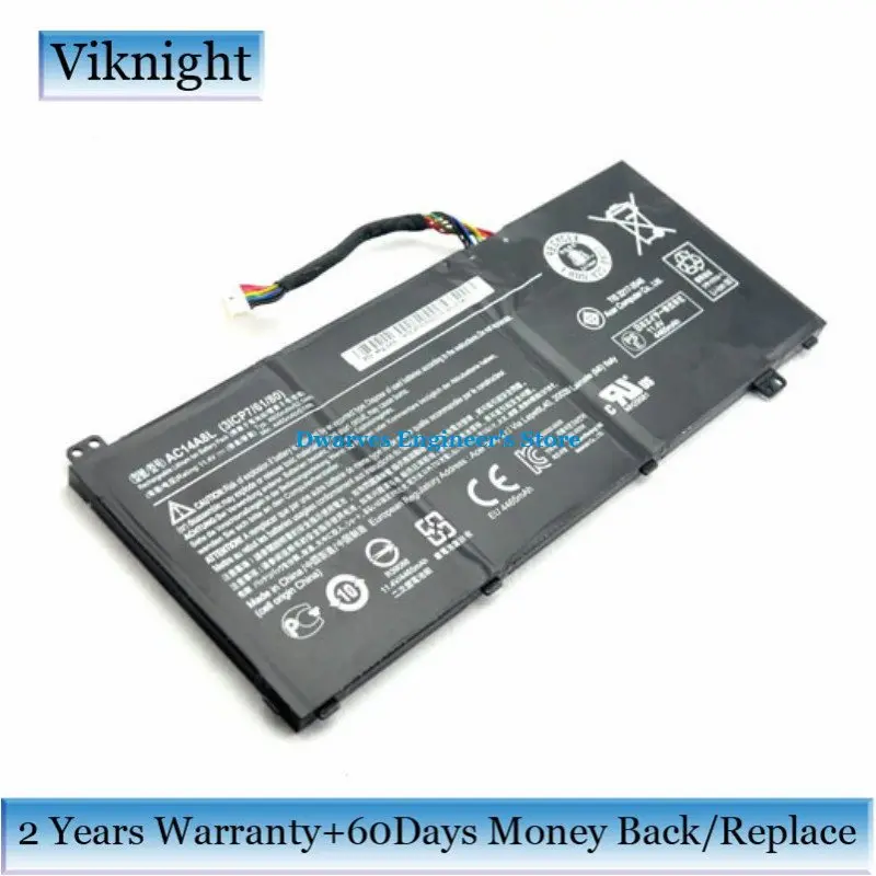 Оригинал 11 4 V AC14A8L Аккумулятор для ноутбука Acer V15 Nitro серия аккумуляторная батарея