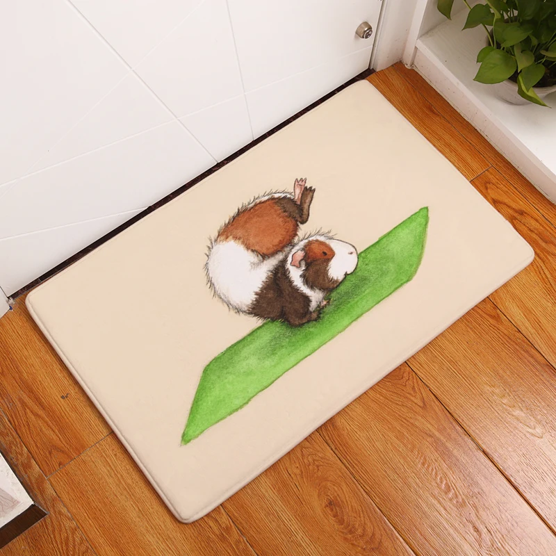 Добро пожаловать коврики для прихожей входной двери милые Мультяшные йоги из