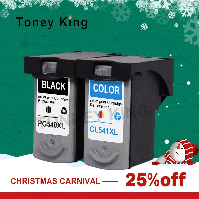Toney King PG540 чернильный картридж PG 540 CL541 CL 541 для Canon pixma MX375 MX395 MX435 MX455 MX515 MX525 картриджи