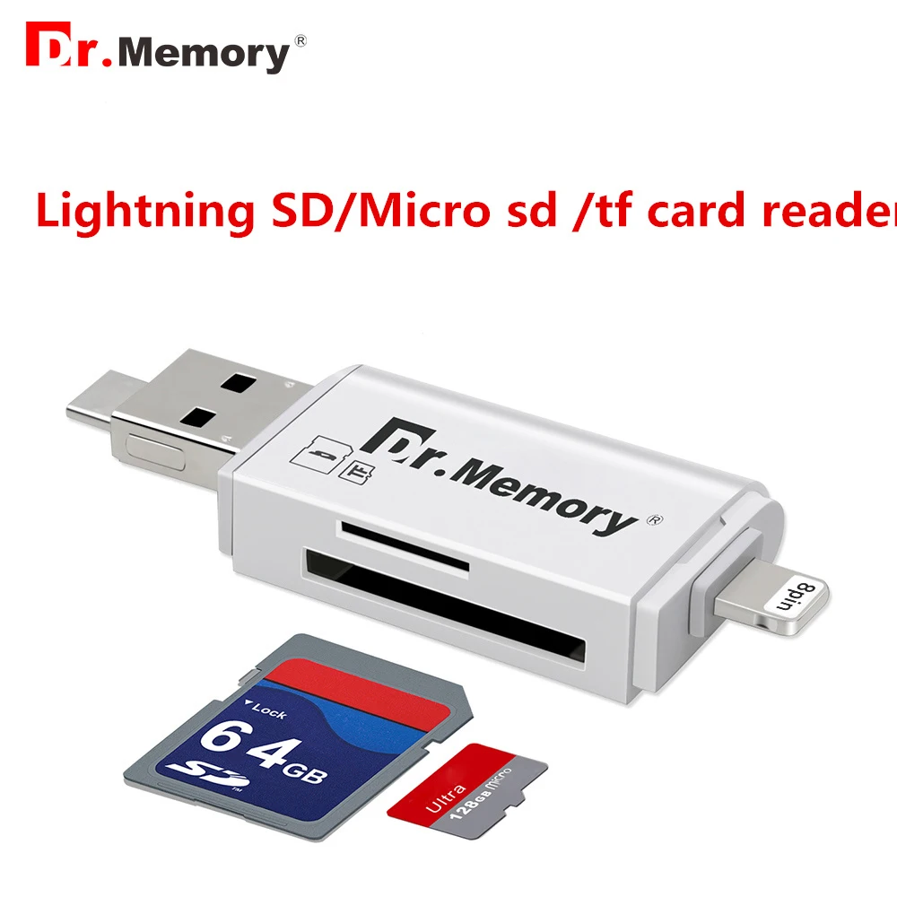 3 в 1 Micro SD TF Card Reader USB 2 0 карта памяти адаптер для Apple iPhone 6S 7 Plus 8 X Pendrive|reader usb|usb 2.0 sdmemory