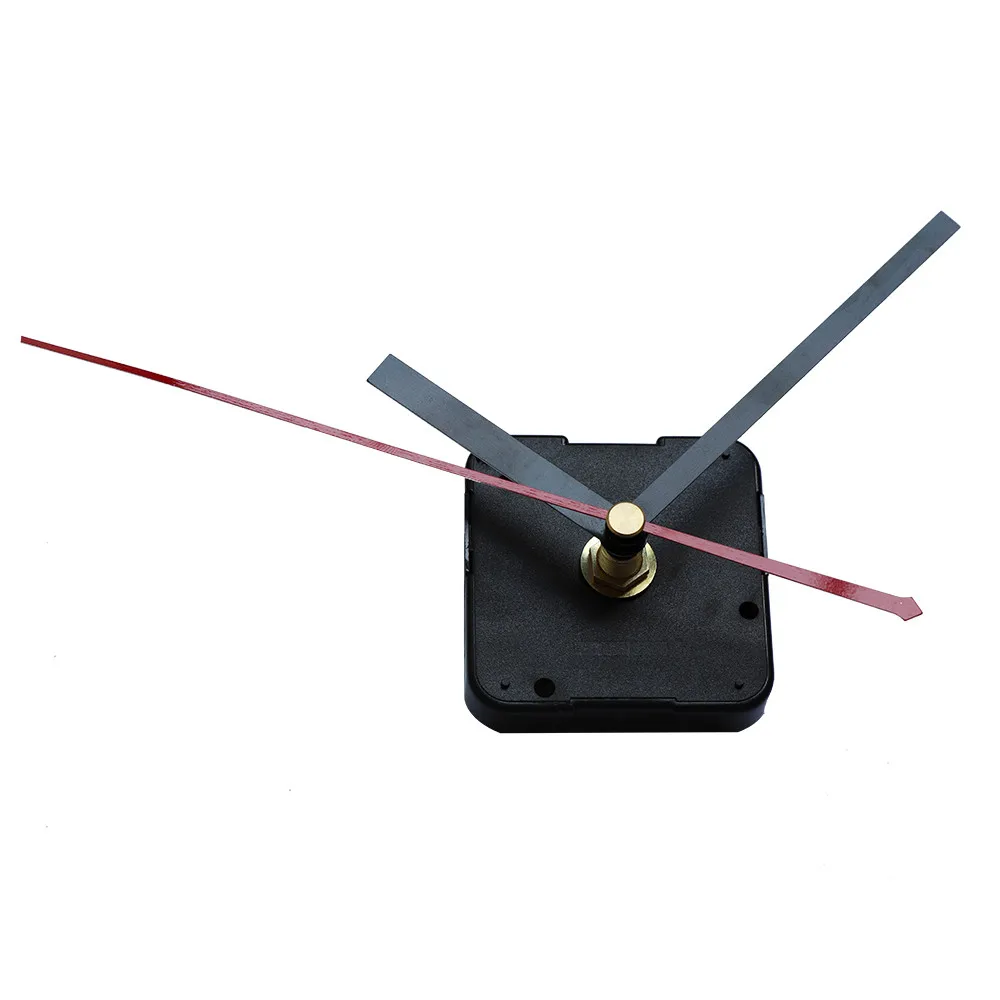 1 комплект бесшумные большие настенные часы кварцевый механизм черный и красный