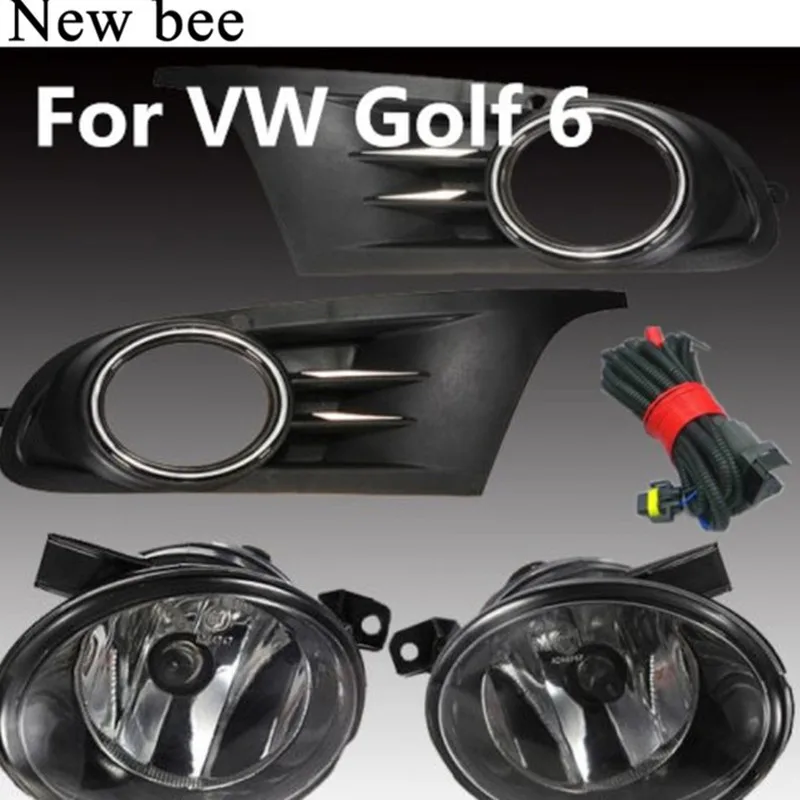 Новичок для Volkswagen VW Golf 6 MK6 TDI 2010 2011 2012 2013 2014 туман светильник лампа решетки крышка