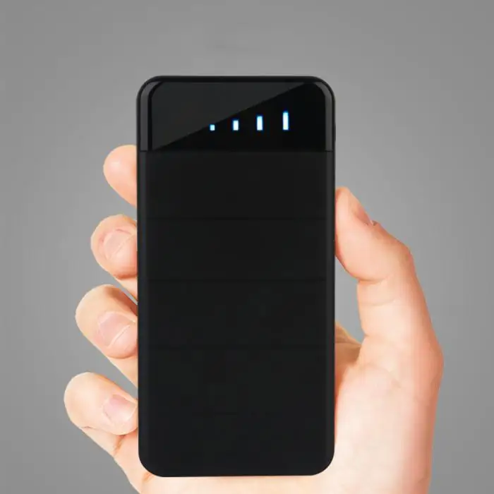 Общий 20000 mAh двойной USB солнечной энергии 5 V 2.1A Съемная панель 3 W 4 6 зарядная