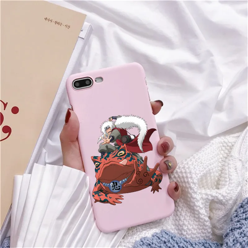 TPU Moda alvio Caso Аниме Наруто для iPhone 7 8 X XR Plus 6 6 s Plus Capa TPU Macio Dos Desenhos Animados Caso de Telefone Coque - Цвет: TPU