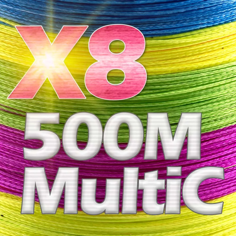 X8-500M-MultiC JOSBY 4 стенда 8 стендов 300 м 500 м 1000 м многофиламентная ПЭ плетеная леска 10LB-80LB сильная Японская Технология - Цвет: X8-500M-MultiC