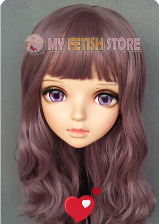 (Miao) милая девочка каучуковые полуголовы Kigurumi BJD Маска Косплей японское аниме
