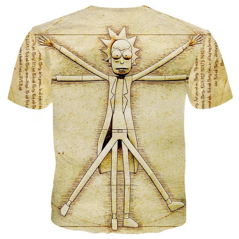 YOUTHUP 2020 собственный дизайн летние мужские футболки с 3D принтом Мультяшные