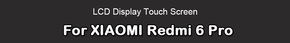 OPesea 5,84 ''для XIAO mi Red mi 6 Pro ЖК-дисплей панель сенсорный экран дигитайзер стекло в сборе с рамкой для Xiaomi mi A2 Lite